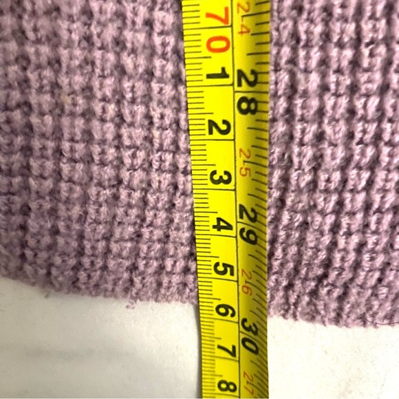 Kersh Women's Merino Wool Blend Sweater Purple M Colorblock Minimalist Oversized - Picture 5 of 7